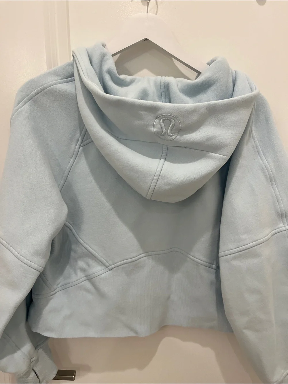 lululemon athletica Pale Blue Full-Zip Hooded Sweatshirt